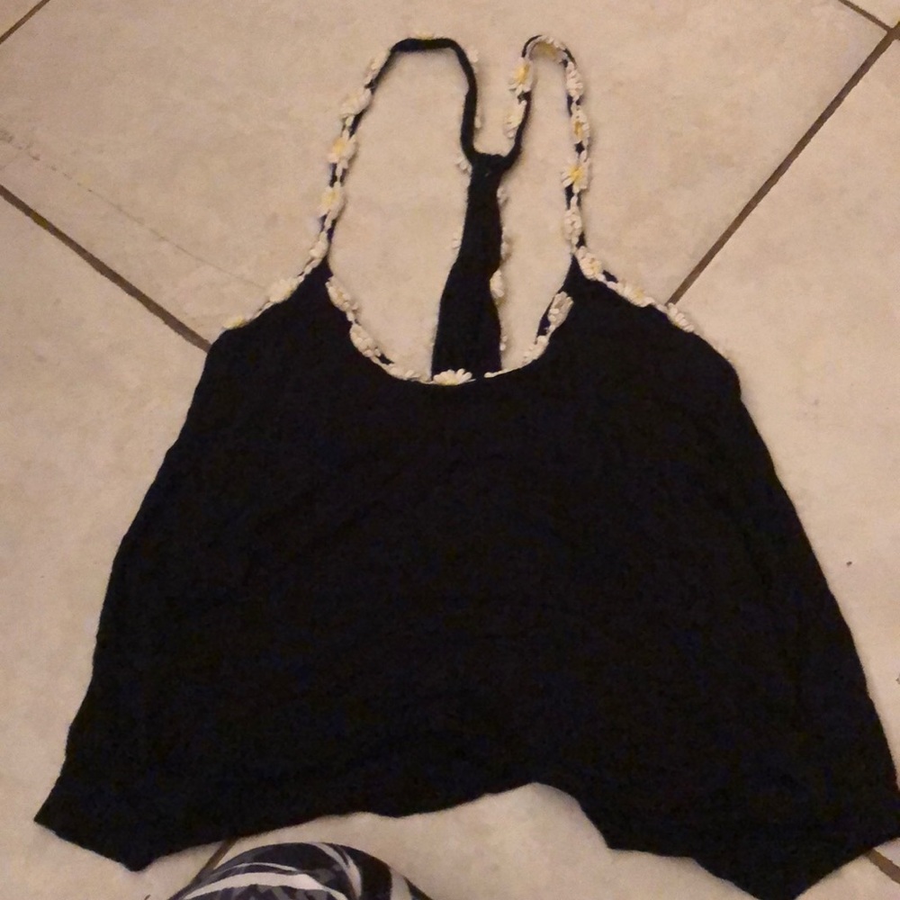 Of tank top with sunflowers